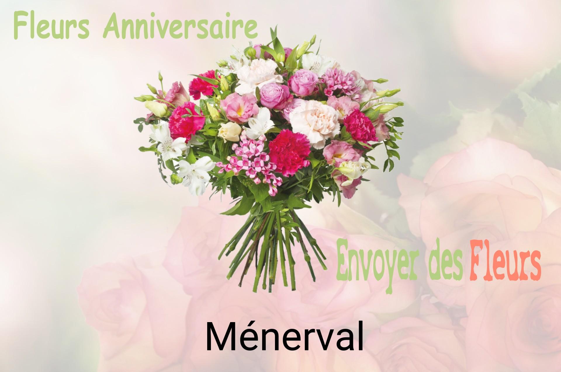 Bouquet de fleurs d’anniversaire livré à Ménerval